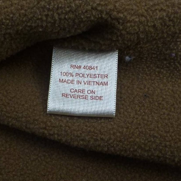 Aventura fleece lined quilted vest L blue padded - Picture 4 of 5